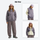 Detachable hood waterproof outdoor jacket - gray purple jacket views, for travel and lightweight packing
