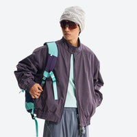 
                  
                    Reversible lightweight jacket for outdoor and daily wear - gloxinia purple dual-side jacket views, for casual weekend outings
                  
                