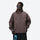 Seamless waterproof softshell jacket - mauve and black color variants side and back views, for hiking and outdoor adventures