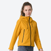 
                  
                    Vento packable hardshell jacket with carry system - yellow packable hardshell jacket views, for travel and commuting in rain
                  
                