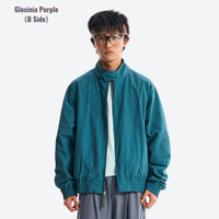 
                  
                    Flip reversible water-repellent softshell jacket - gloxinia purple dual-side jacket views, for hiking and outdoor adventures
                  
                