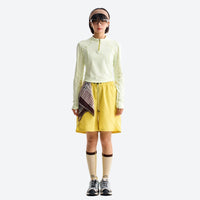 
                  
                    Unisex nylon quick-dry shorts - yellow quick-dry shorts with scarf at waist, for hiking and trail walking
                  
                