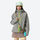 Waterproof softshell jacket fleece-lined - side and back views, on-model back hood view, for everyday wear in rain and wind