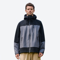 
                  
                    3L waterproof 3-in-1 jacket system - down-only and combined configurations side views, for hiking and mountain activities
                  
                