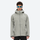 High-performance waterproof jacket for men - light gray color variant views, for trail running and active outdoor sports