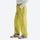 Breathable water-repellent trekking pants with vents - lime green pants with cream top, for trail and mountain walks