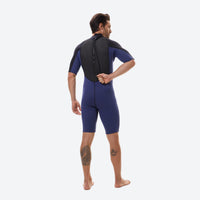 
                  
                    Loom men's 2mm shorty one-piece wetsuit - blue men's wetsuit views, for water sports in warm conditions
                  
                