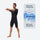 Men's 2mm neoprene spring suit - gray men's wetsuit views, on-model front view, for paddleboarding and kayaking