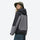 All-season 3-in-1 hardshell with down liner - down-only and combined configurations side views, for travel and everyday wear