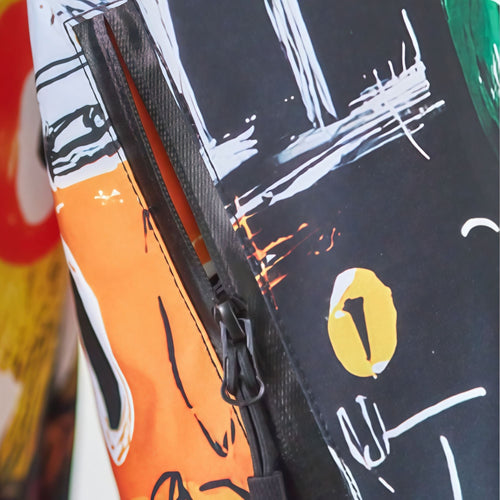 Ski pass pocket