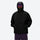 Men's waterproof softshell jacket - mauve and black color variants side and back views, for travel and everyday wear