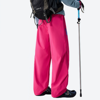 
                  
                    Unisex waterproof 2-in-1 down pants with liner - pink down pants with backpack, for resort and backcountry days
                  
                