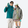 Waterproof softshell jacket fleece-lined - close-up details of fleece lining and technical features