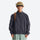 Reversible lightweight jacket for outdoor and daily wear - anchor black dual-side jacket views, on-model front view