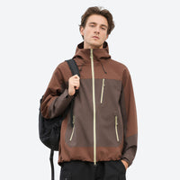 
                  
                    3-in-1 skin-friendly hardshell jacket - down-only and combined configurations side views, for cold windy and snowy weather
                  
                