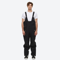 
                  
                    Breathable 2-layer colorblock ski jacket with suspender bibs - black and white colorblock jacket with white pants
                  
                