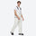 Unisex snowboard jacket and bibs set - black bib pants, on-model walking three-quarter view, for skiing and snowboarding