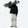 Seamless construction rain jacket - mauve and black color variants side and back views, for hiking and outdoor adventures