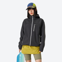 
                  
                    Fleece-lined water-repellent jacket - close-up details of fleece lining and technical features, fleece lining for warmth
                  
                