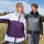 Men's eco-friendly insulated hardshell with removable liner - black 3-in-1 hardshell views, on-model three-quarter front view