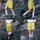 Water-repellent nylon shorts for outdoor - lime green quick-dry shorts with white tee, for travel and city walks