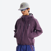 
                  
                    Morph waterproof softshell jacket with antimicrobial lining - mint green jacket front view, for mountain and trail activities
                  
                