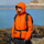 Lightweight hooded rain jacket for women - close-up detail shots, on-model hood side view, for rain and wind protection