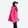 Women's 3L rain jacket under 300g - hot pink color variants and front views, for trail running and active outdoor sports