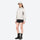 Waterproof fitted hiking jacket for women - light gray off-white jacket front and lifestyle views, for everyday outdoor wear