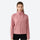 Slim fit fleece-lined jacket for women - close-up details of stand collar and slim fit, for cool weather protection