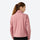 Women's water-repellent softshell jacket - close-up details of stand collar and slim fit, for hiking and outdoor activities