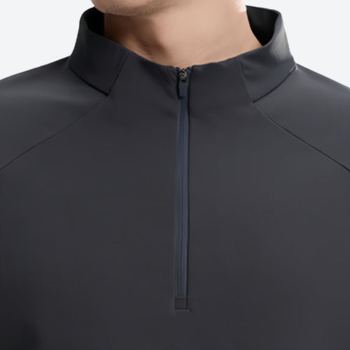 Half-Zip Stand Collar