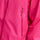 Women's 3L hardshell jacket ultra-light - hot pink color variants and front views, on-model side view