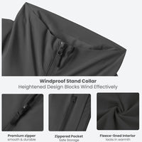 
                  
                    Women's water-repellent softshell jacket - close-up details of stand collar and slim fit, for cool weather protection
                  
                