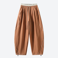 
                  
                    Women's knit cargo hiking pants with relaxed fit - , on-model video preview, for hiking and trail walking
                  
                