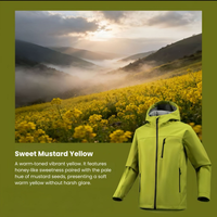 
                  
                    Women's softshell jacket with warm lining - side and back views, on-model side view, for mountain and trail activities
                  
                