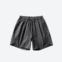 
                  
                    Unisex nylon quick-dry shorts - dark gray quick-dry shorts, flat product front view, for hiking and trail walking
                  
                