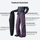 Unisex detachable liner insulated pants for winter - purple down pants with liner, for winter commute and travel