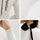 Coral women's 2.5mm one-piece wetsuit - V-neck open-back white wetsuit front and detail views, for swimming and diving
