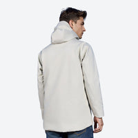 
                  
                    Men's waterproof Toray fabric outdoor jacket - off-white cream jacket views, for hiking and outdoor adventures
                  
                