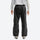 Unisex waterproof softshell cargo hiking pants - black pants with gray top, on-model front view, for camping and travel