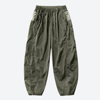 
                  
                    Unisex lightweight quick-dry hiking pants - olive, side zipper reflective strip close-up collage, for daily outdoor wear
                  
                