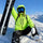 Blaze 3L Snow Jacket Pants - detail shots, detail zipper, for light rain and wind protection