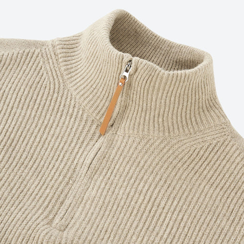 Half-Zip Stand Collar Style