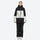 Unisex waterproof 2L snow jacket and bib pants - coffee brown bib pants, on-model side view, for cold-weather winter sports