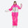 Unisex waterproof 2L snow jacket and bib pants - ice blue jacket with ice blue pants, for cold-weather winter sports
