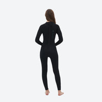 
                  
                    Shore 3mm unisex one-piece wetsuit - women's black wetsuit with knee protection views, for snorkeling and swimming
                  
                