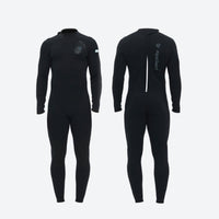 
                  
                    Shore 3mm unisex one-piece wetsuit - men's black wetsuit with knee protection views, for paddleboarding and kayaking
                  
                