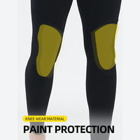 
                  
                    Shore 3mm unisex one-piece wetsuit - men's black wetsuit with knee protection views, for water sports in cool conditions
                  
                
