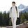 Rove men's 3M Thinsulate softshell jacket - off-white cream jacket views, for travel and active lifestyles